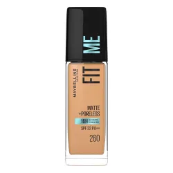 Maybelline New York Fit Me Matte + Poreless Foundation Shade 260