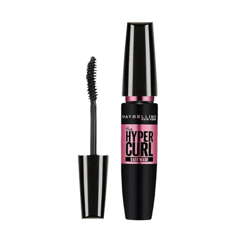 Image of Maybelline New York Hypercurl Mascara,Highly Pigmented Colour, Long-lasting, Washable, Black 9.2ml