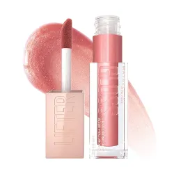 Maybelline New York Smooth And Non-sticky Lifter Gloss - Moon | Tinted Lip Gloss With Hyaluronic Acid for Hydrated & Plu