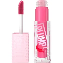 Maybelline New York Lifter Plump, Plumping Lip Gloss, Pink Sting