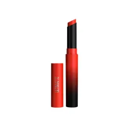 Click to enlarge Maybelline New York Lipstick, Matte Finish, Bold Colour, Enriched With Jojoba Oil, Color Sensational Ultimattes, 299 More Scarlet, 1.7 g