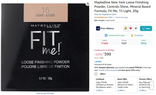 Image of Maybelline New York Loose Finishing Powder