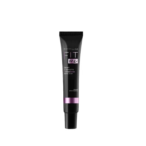 Image of Maybelline New York Primer, Reduces Appearance of Pores, Long-lasting, Fit Me Dewy + Smooth Finish, Duo Pack, 30g