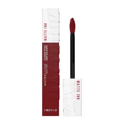 Maybelline New York SuperStay Matte Ink Liquid Lipstick - Voyager 50, Highly pigmented, Transfer Proof & Fade Proof. May