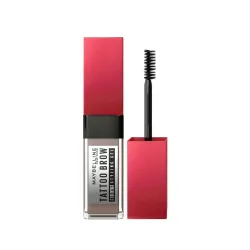 Maybelline New York Tattoo Brow 3 Day Styling Brow Gel - Deep Brown, Semi-permanent Tinted Eyebrow Gel, Water, smudge & 