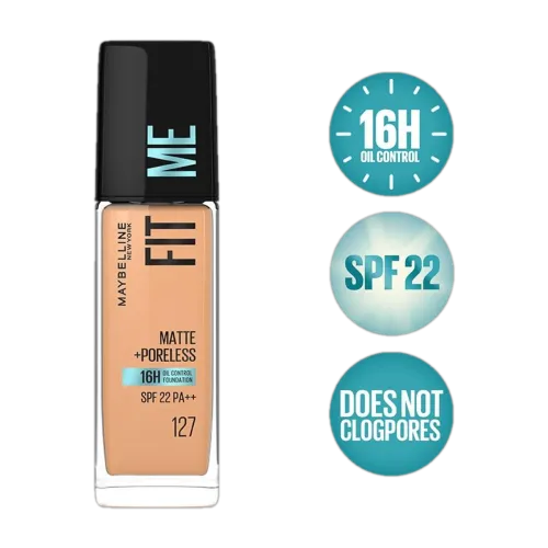 Image of MAYBELLINE NEW YORK atte + Poreless Liquid Foundation, 30ml