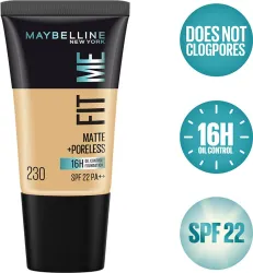MAYBELLINE NEW YORK Matte+Poreless Liquid Tube Foundation