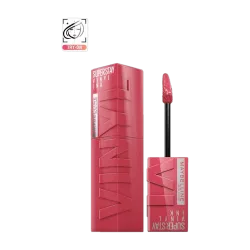 MAYBELLINE NEW YORK Super Stay Vinyl Ink Liquid Lipstick, Instant shine color (Sultry, 4.2 ml)