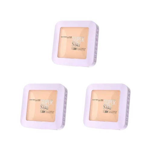 Image of Maybelline Super Stay Flex Powder Foundation (Pack of 3)