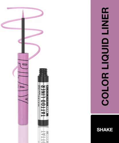 Image of Maybelline Tattoo Play Purple Liquid Eyeliner (2.1ml)