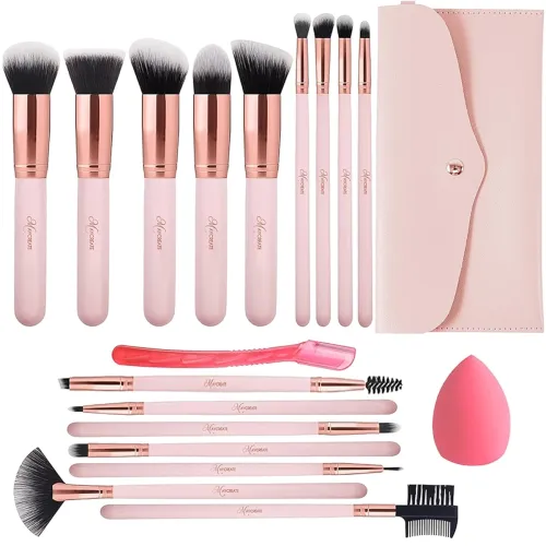 Image of MAYCREATE 16pcs Premium Synthetic Makeup Brush Set