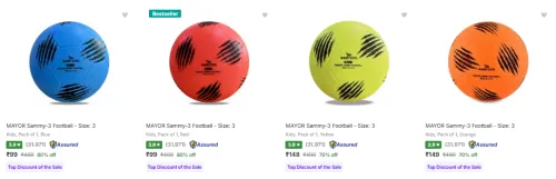 Image of Mayor Footballs starting @ ₹99