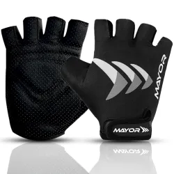 Mayor Freedom Gym Gloves, Free Size, Grey/Black