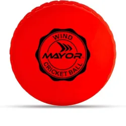 MAYOR Street Cricket Ball Soft Ball for PVC and Wooden Cricket Bat Cricket