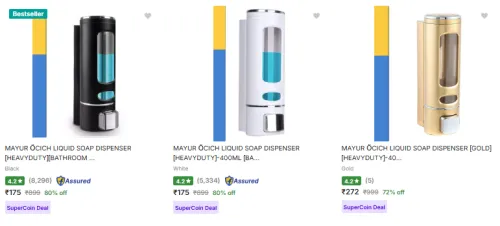Image of Mayur Cich Liquid Dispensers at Strating @ ₹175