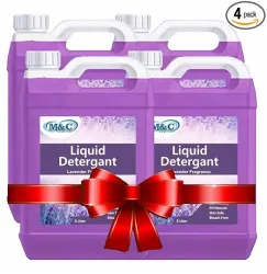 M&C HOMECARE Liquid Detergent Blue (Pack of 4) 