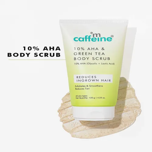 Image of MCaffeine 10% AHA & Green Tea Body Scrub - 120g