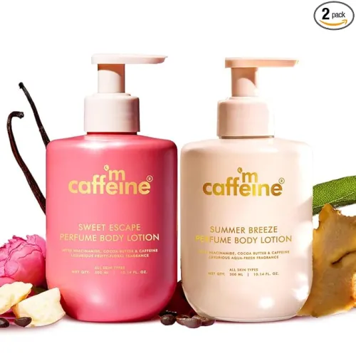 Image of mCaffeine Perfume Body Lotion Combo – 300ml x 2