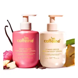 mCaffeine Sweet Escape & Summer Breeze Lotion 300ml x 2