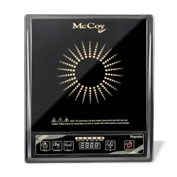 McCoy Rapido Induction Stove, 1400 watt, Auto Cook Function, Smart Controls