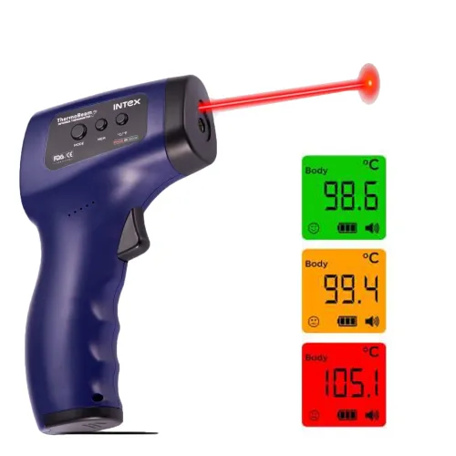 Image of MCP Intex ThermoBeam Infrared Thermometer With Advance Laser Pointing Feature, FDA/CE Approved, Non Contact Digital Ther