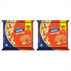 McVitie’s Tasties Cashew Almond Biscuits 560 Gm (Pack of 2)