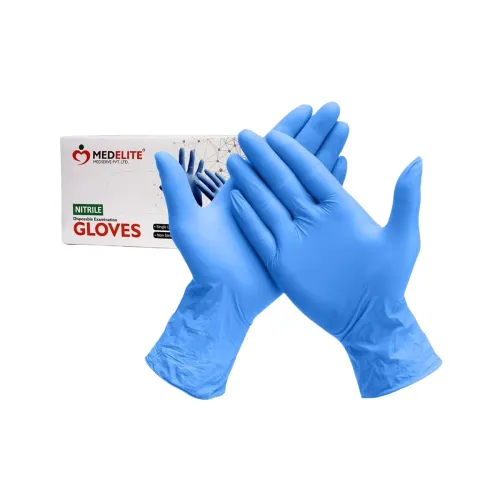 Image of MEDELITE Cobalt Nitrile Gloves (100 Large)