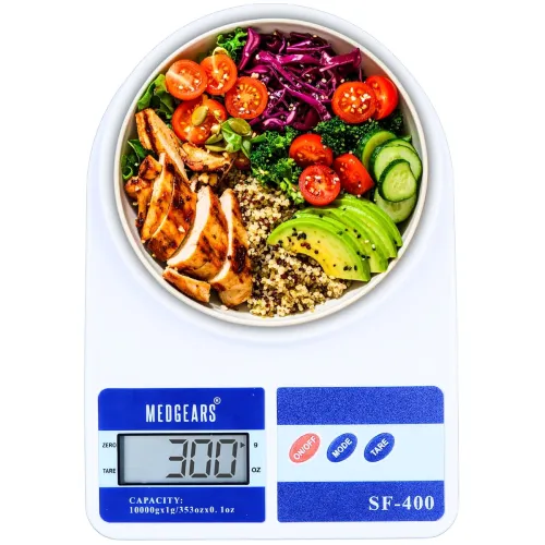 Image of Medgears K1 Series 10kg Digital Kitchen Weighing Scale
