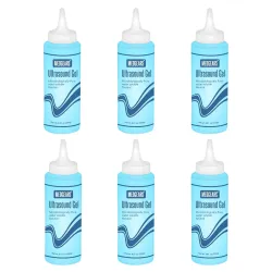 MEDGEARS Microbiologically Pure Water Ultrasonic Gel for Ultrasound / ECG / Physiotherapy (Pack of 6)