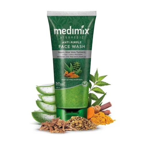 Image of Medimix Ayurvedic Anti Pimple Face Wash, 100ml