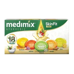 Medimix Ayurvedic Bathing Soap 125g Pack of 5