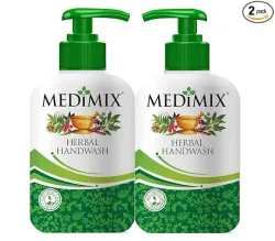 Medimix Herbal Liquid Handwash 500g Bottle (1 + 1 Combo Pack) | Ideal for Germ Protection, Soft & Moisturized Hands | Ha