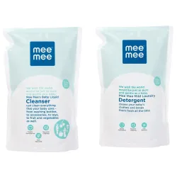 Mee Mee Anti-Bacterial Baby Liquid Cleanser (1.2L) Combo