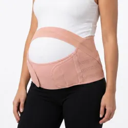 Mee Mee Maternity Corset Belt | stretchable | lightweight support band for pregnancy & postpartum | Helps relieve back pain | improve posture | soft skin-friendly fit in pink