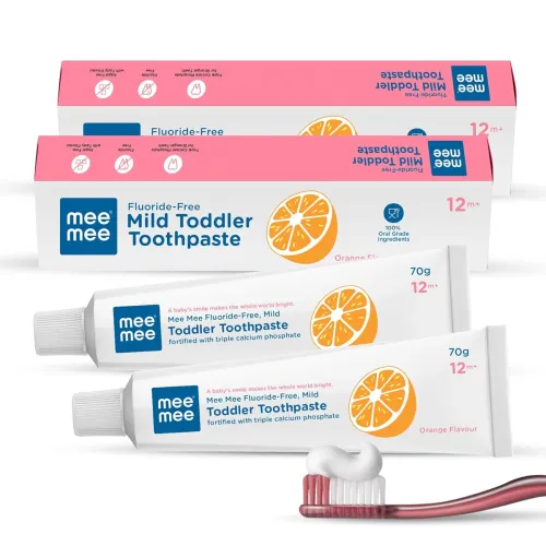 Image of Mee Mee Toddler Toothpaste Pack of 2 (70g Each) 