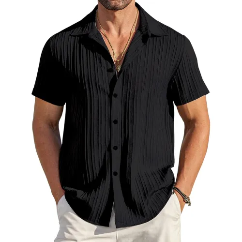 Image of Mehrang Men's Casual Button Down Shirts