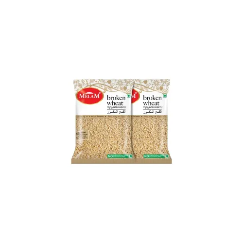 Image of Melam Broken Wheat Dalia (500g) Pack of 2