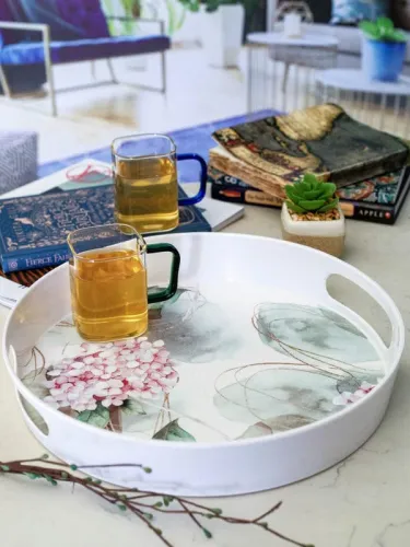 Image of Melamine Round Serving Tray