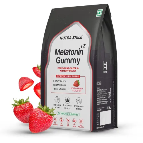 Image of Melatonin Sleep Gummies 5mg Strawberry Vegan