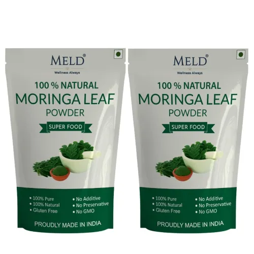 Image of Meld wellness always Moringa Leaf Powder 100g (Pack of 2) 