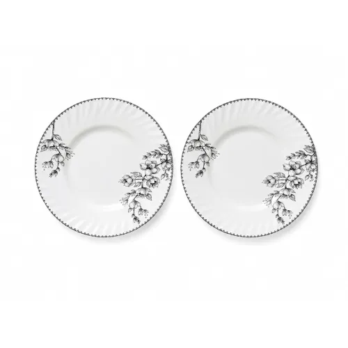 Image of Melvio By Malti 8-inch Quarter Plate (Set of 2)