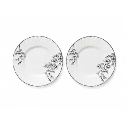 Melvio By Malti 8-inch Quarter Plate (Set of 2)