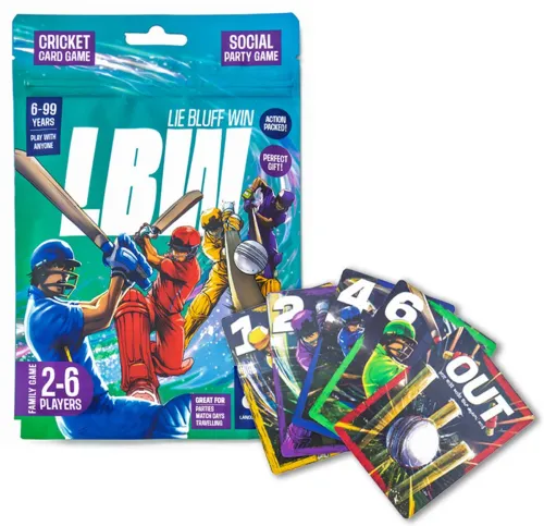 Image of Memesys Games LBW Cricket Themed Card Game 