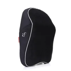 Memory Foam Bone Shaped CAR Neck Pillow in Black (Car Neck Pillow)