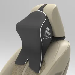 MRRON PROTECH Memory Foam Headrest Neck Rest Cushion - Ergonomic Car Neck Pillow Cervical Support for Neck Pain Relief in Office, Driving (Grey, 1)