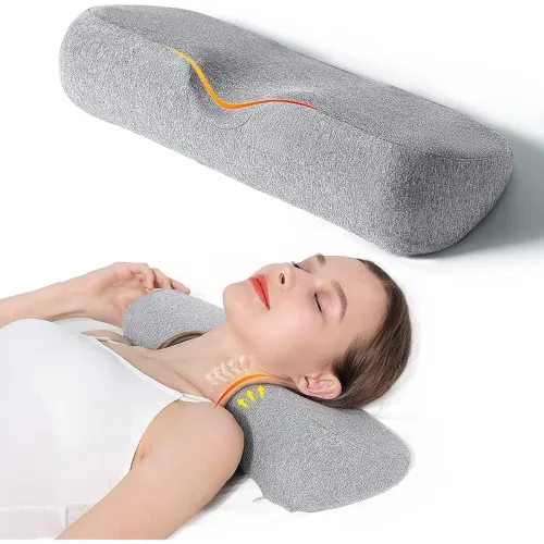 Image of Memory Foam Cervical Neck Support Pillow for Sleeping