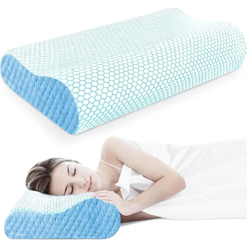 Image of Memory Foam Contour Cervical Orthopedic Pillow