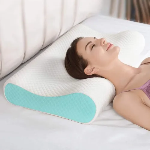 Image of Memory Foam Pillow Supports Neck Pain and Shoulder Pain for Sleeping