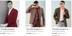 Men Blazer Minimum 70% Discount