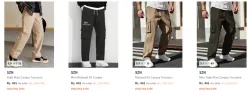 Men Cargo Minimum 70% Discount